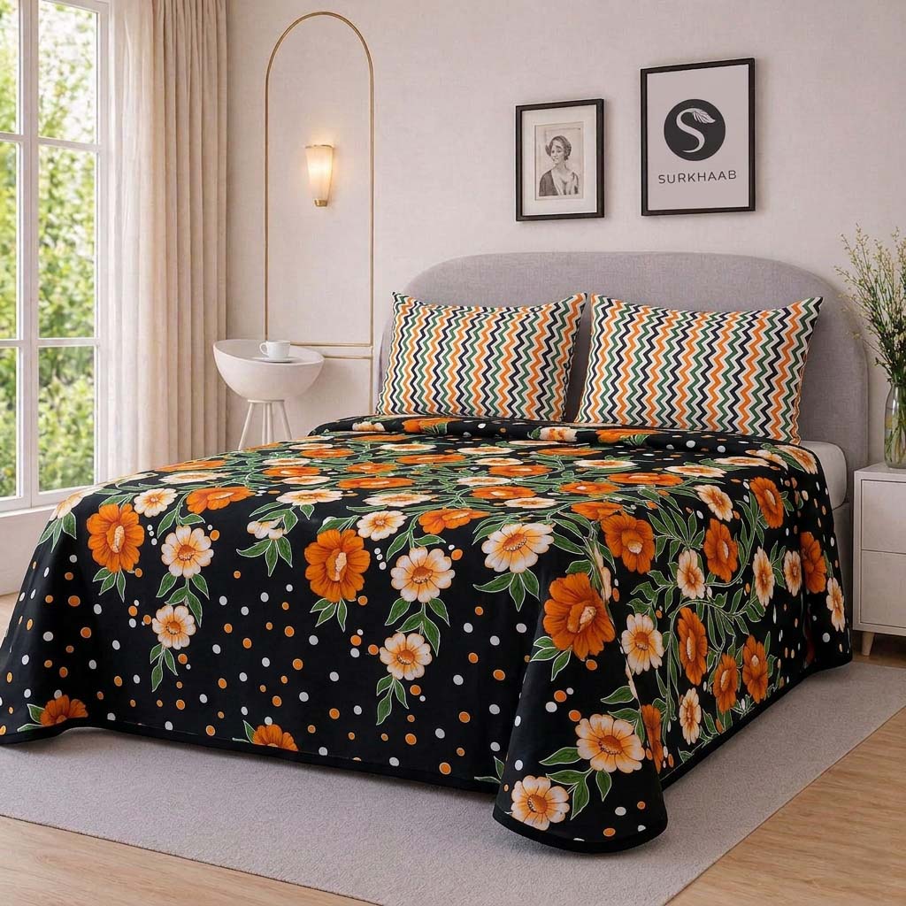Lottie - Printed Bedsheet Set