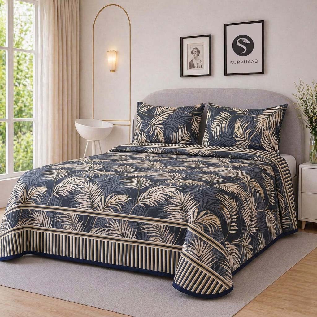Ivy  - Printed Bedsheet Set