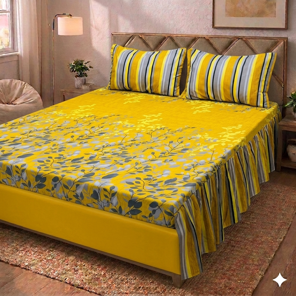 Albin  - Two Sided Frill Bedsheet