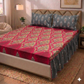 Aubin - Two Sided Frill Bedsheet