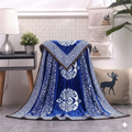 Royal Blue - Printed Ac Blanket