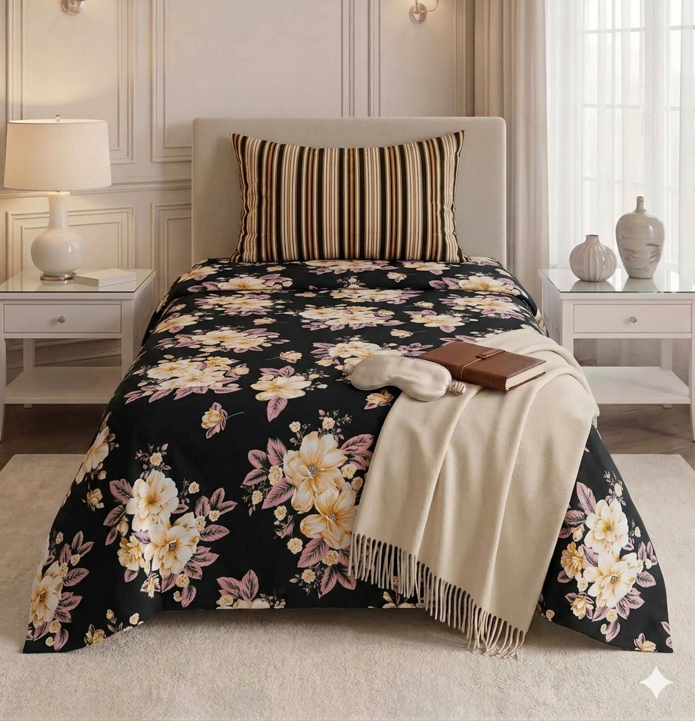 Berry - Single Cotton Bedsheet