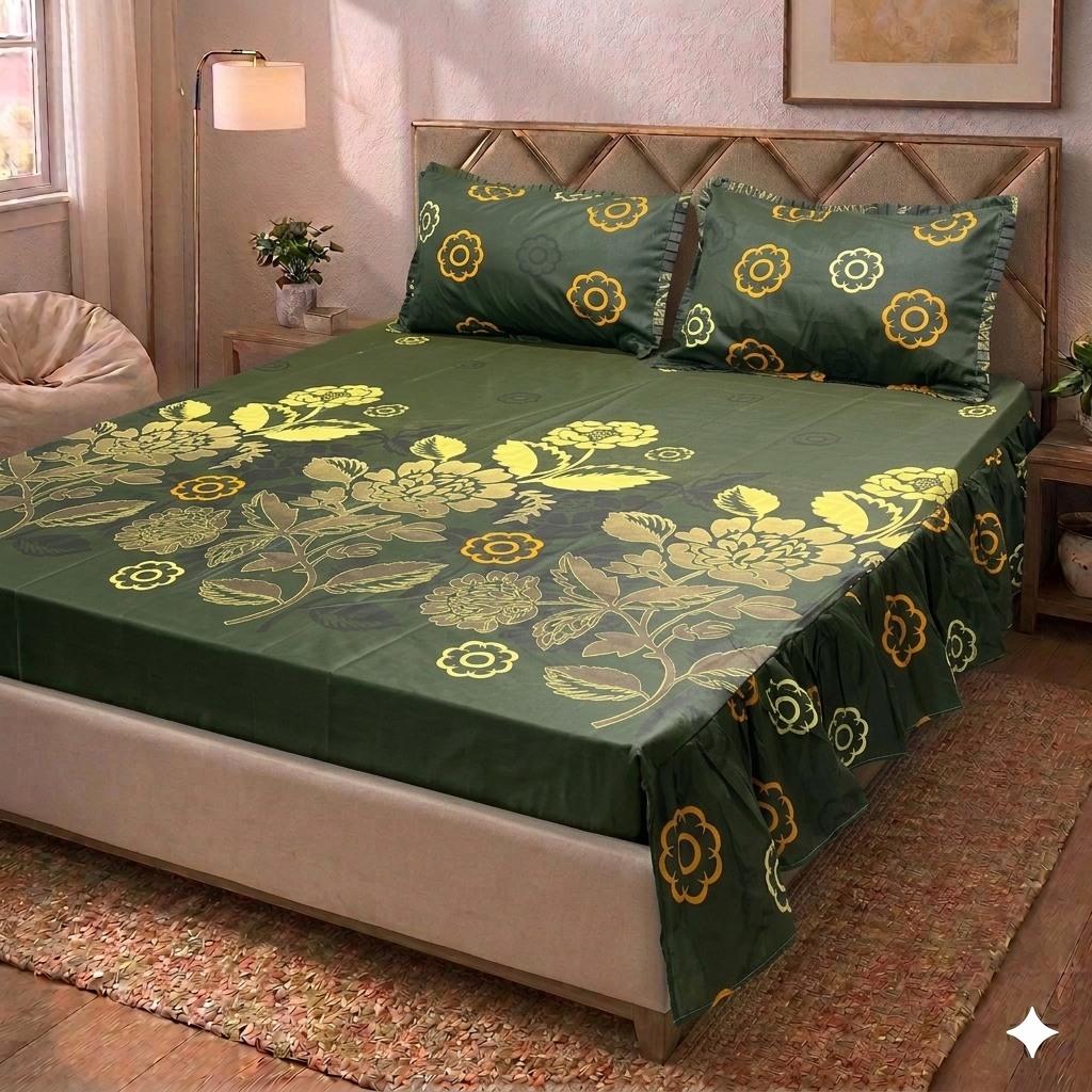 Gabin - Two Sided Frill Bedsheet