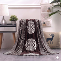 Royal Brown- Printed Ac Blanket