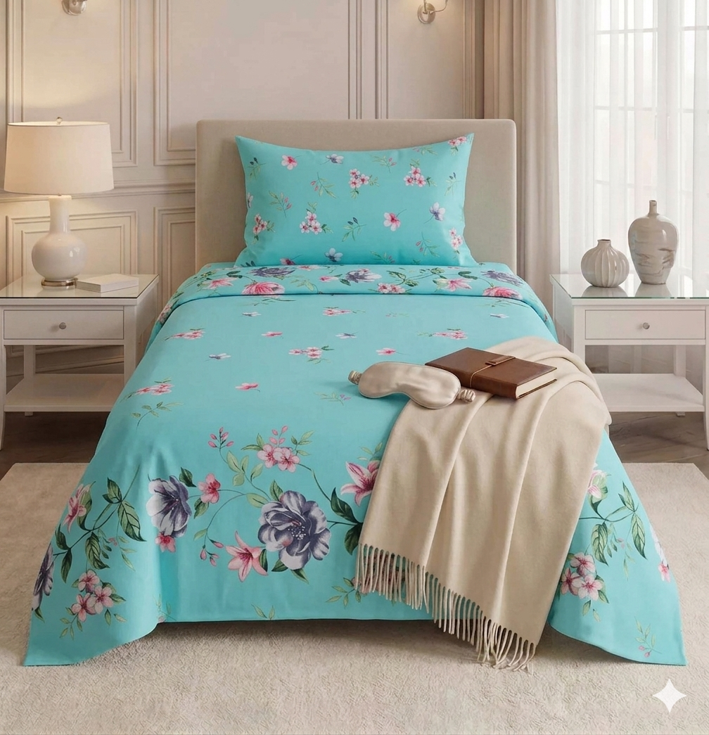 Soothing - Single Cotton Bedsheet