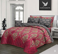 Red Theodore  - Summer Comforter Set