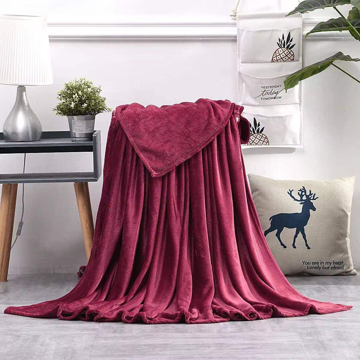 Fleece Plush Ac Blanket -D 11