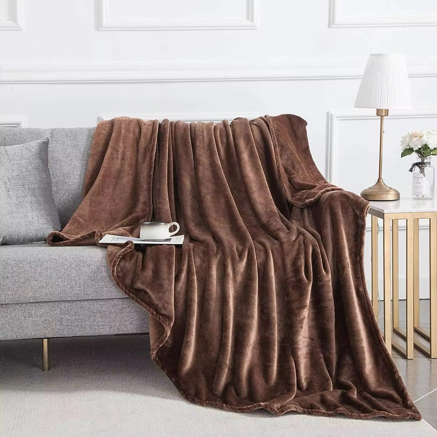 Fleece Plush Ac Blanket -D 10